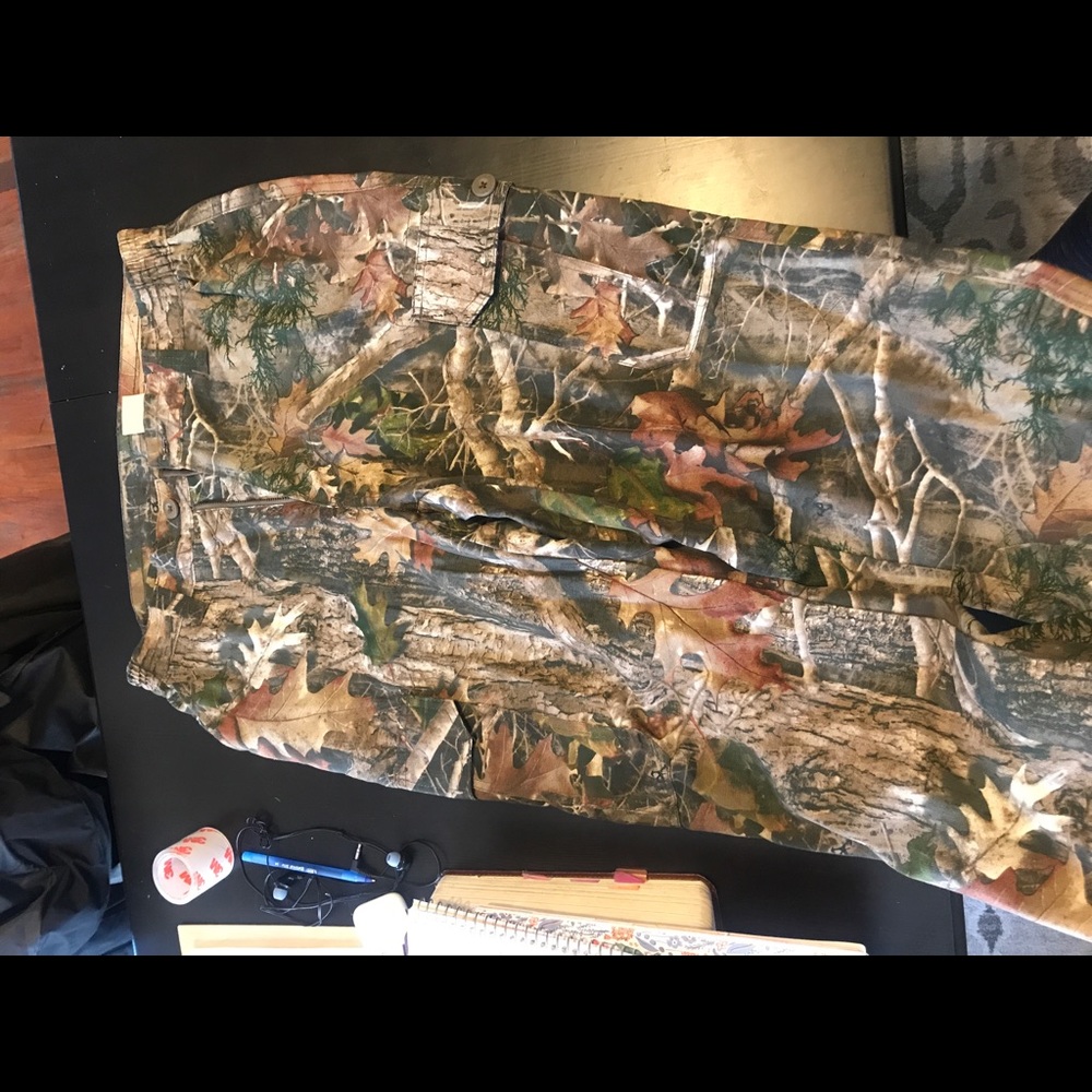 Camo hunting pants